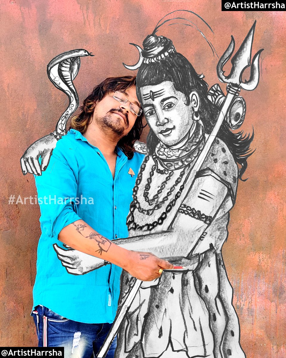 Pencil Drawing Of God Shiva - Garangan-Mambudem