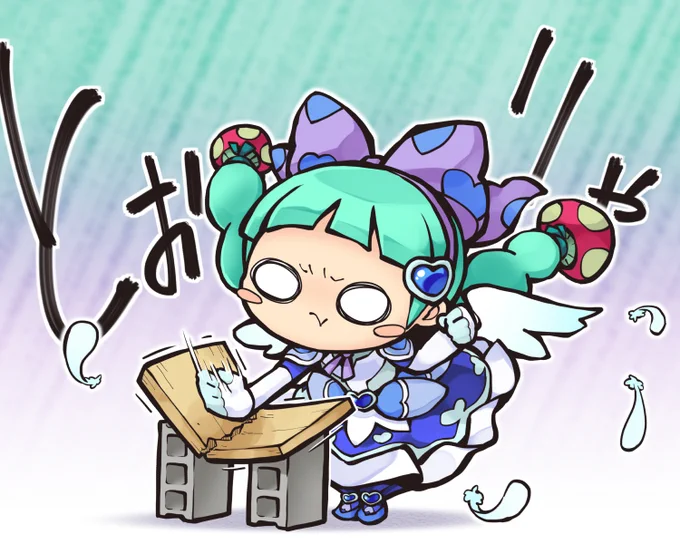 ぷよクエのいたわりのグレタ。 