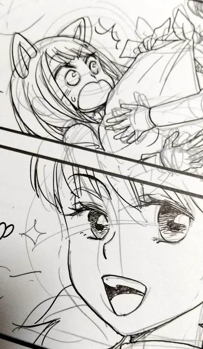 去年描きかけていたトトにゃーまんがを発掘してしまった…あんまり急いで描きすぎてペンタッチが荒くなってきたのが嫌になって途中でやめたような記憶があるけど、今見たらいつもとそんなに変わらないような気もするわね…? 
