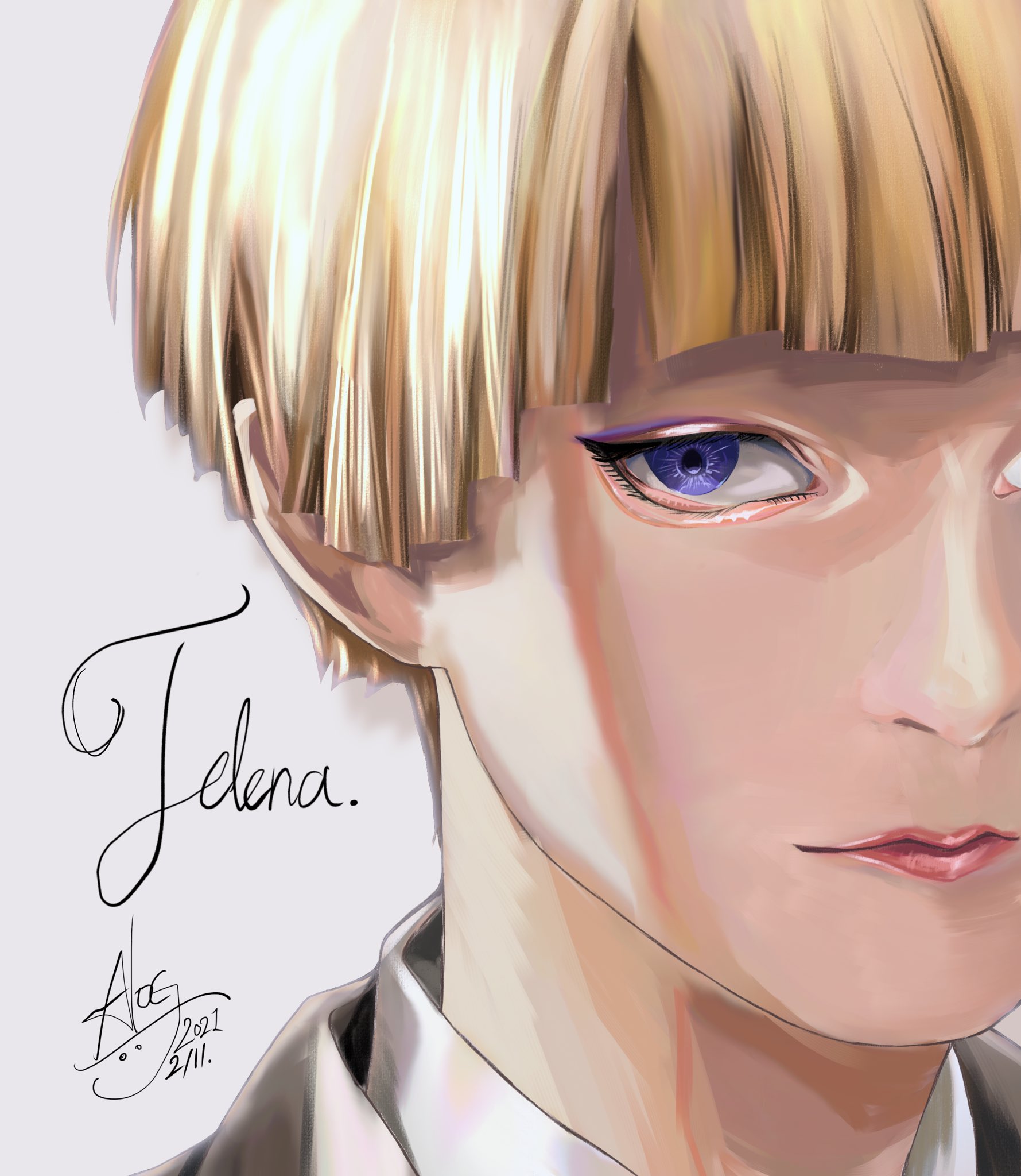 Twitter 上的 蘆薈 進撃の巨人のイェレナをリアルっぽく描いてみました 過去絵 進撃の巨人 イェレナ イラスト 絵描きさんと繋がりたい イラスト好きさんと繋がりたい 中性キャラバンザイ T Co Ixyq6emmpv Twitter