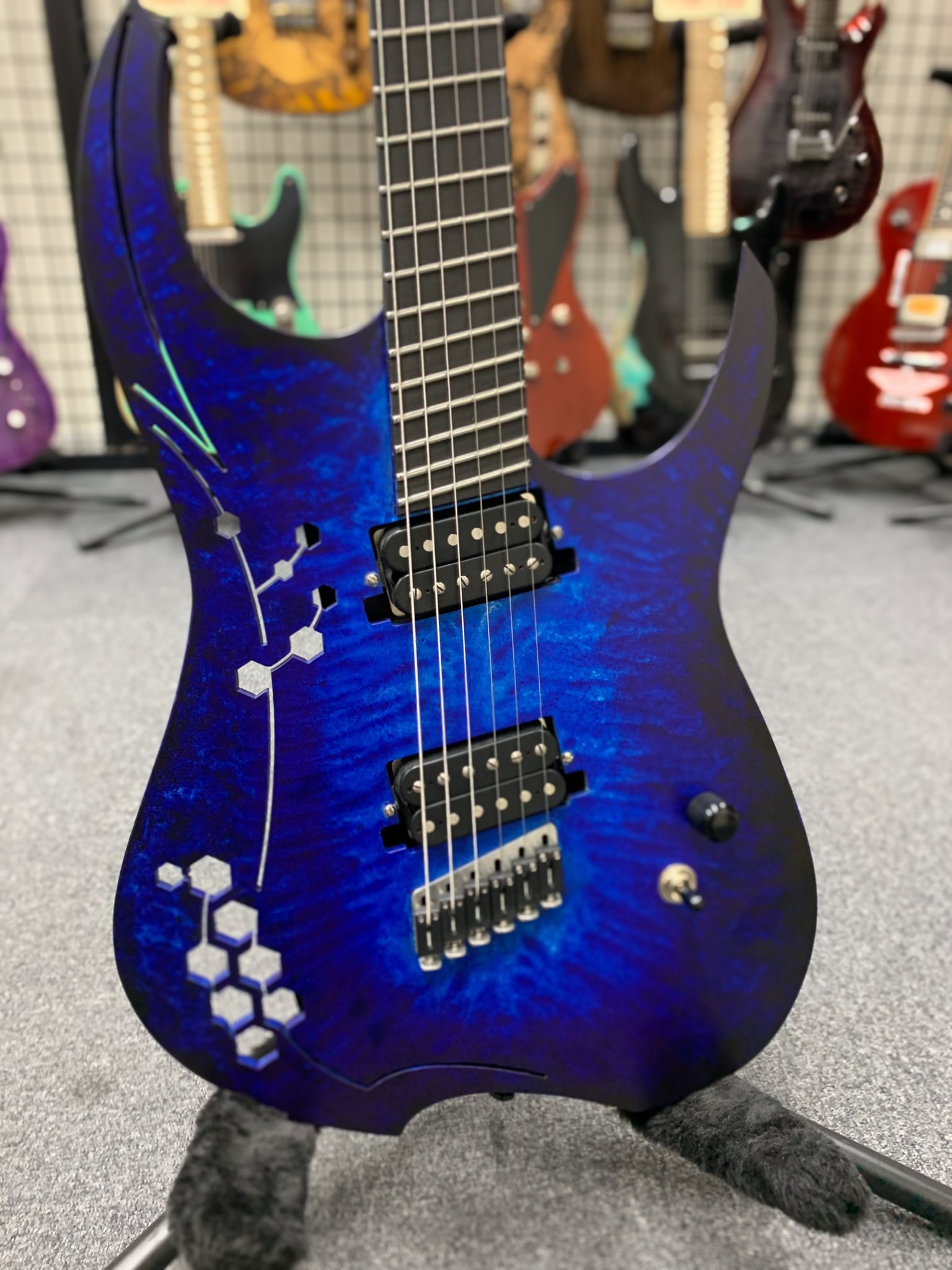 メ*月様 Etherial Guitars / ELITH 7 エーテリアルギタ Etherial Elith 7 Electric Guitar, Apocalypse Black | Reverb