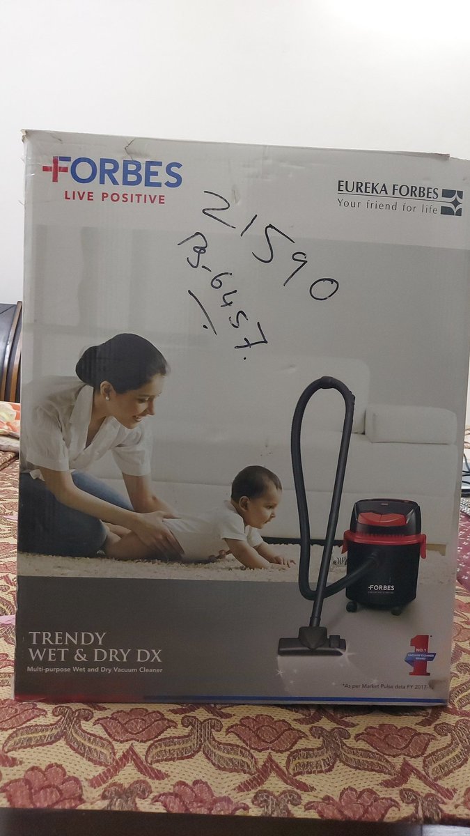 MonilMathur3's tweet image. @EurekaForbes
@eurekaforbesltd 
Part 1
There is no after sell service is provided by reputed company. 
I need demo for my new trendy dry and wet vacuum cleaner and I m trying several times for call back from company service assistant 
But this company really disappointed me.