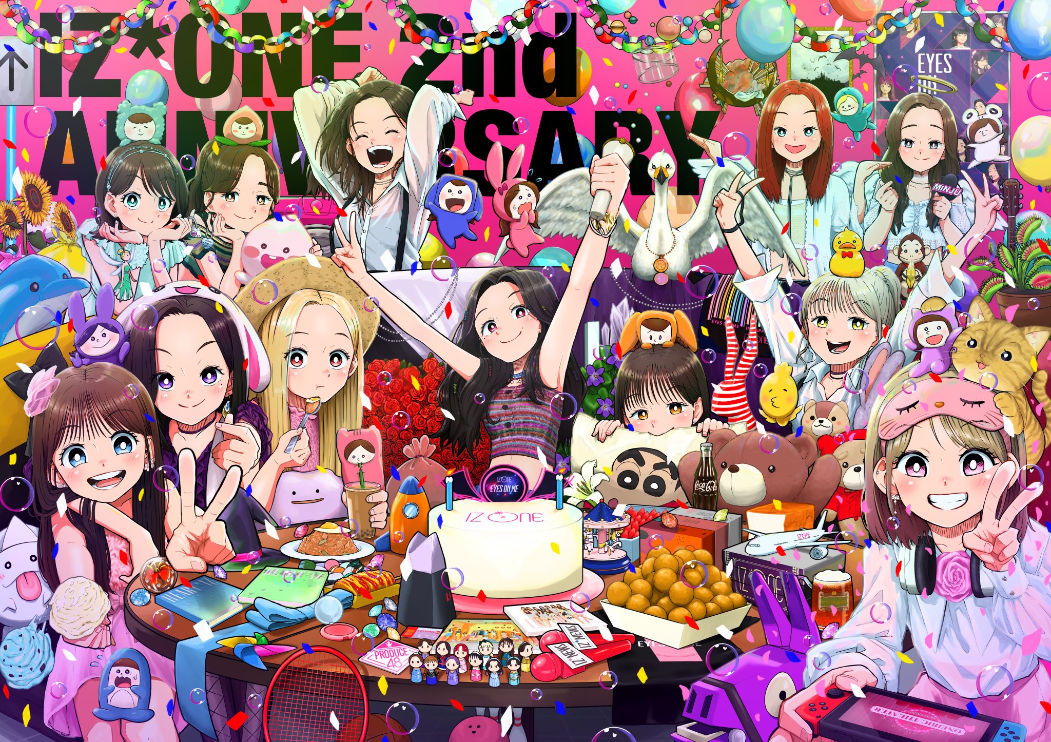 Kiri 久しぶりにiz Oneの集合絵を描きたいんだけど テーマが決まりません ということでこんなiz Oneが見たい っていうのがある人 リプに送ってください 選んでイラストにします よろしくお願いします T Co B8ziapqx2h Twitter