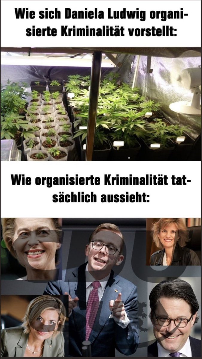 #NieMehrCDUCSU!
Weil die organisierte Kriminalität im Bundestag nichts verloren hat