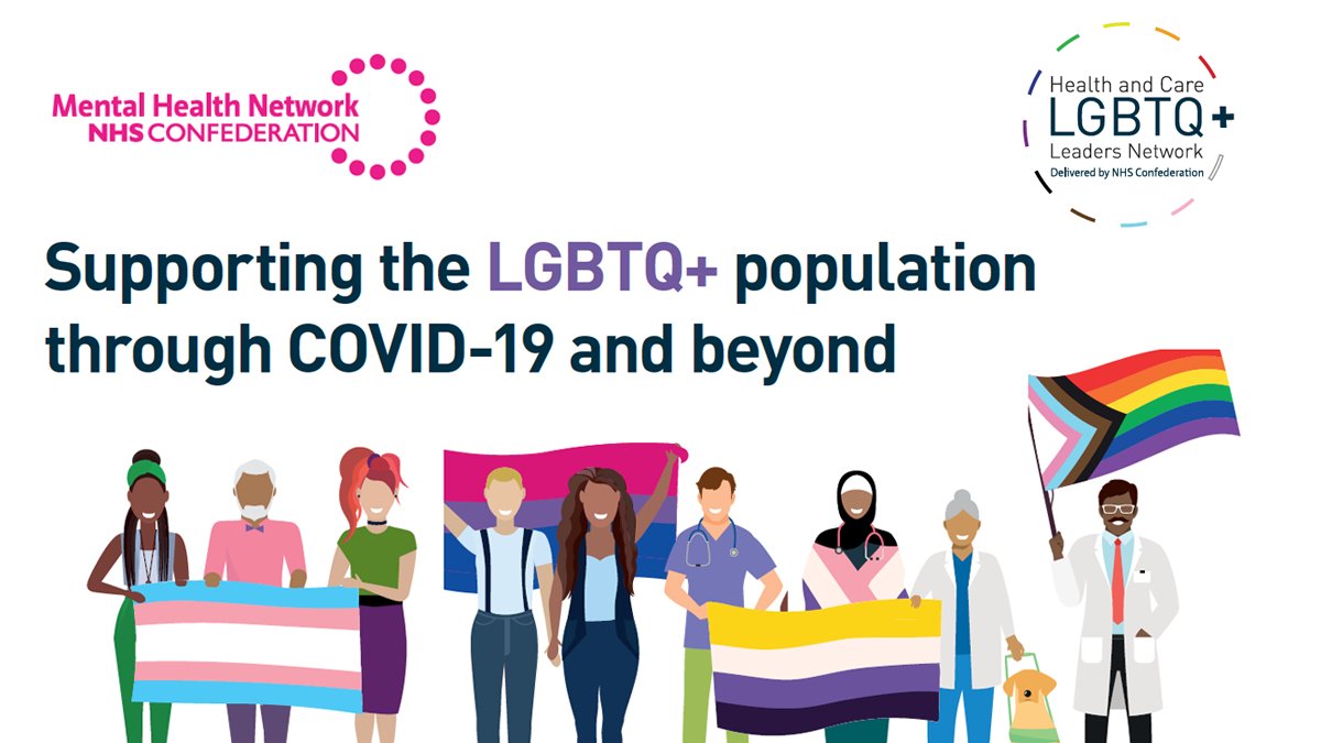 This week we've highlighted our six recommendations for supporting #LGBTQ+ staff through #COVID19, to help healthcare leaders ensure that workplaces not only meet the needs of the LGBTQ+ population, but support us to recover and thrive after the pandemic. bit.ly/3kmgK3h
