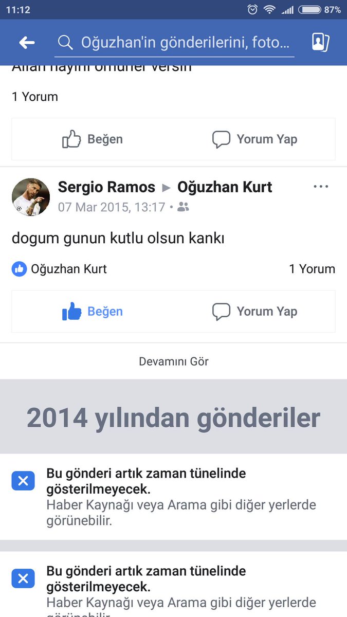 Tam 6 yıl önceden bir anı ...