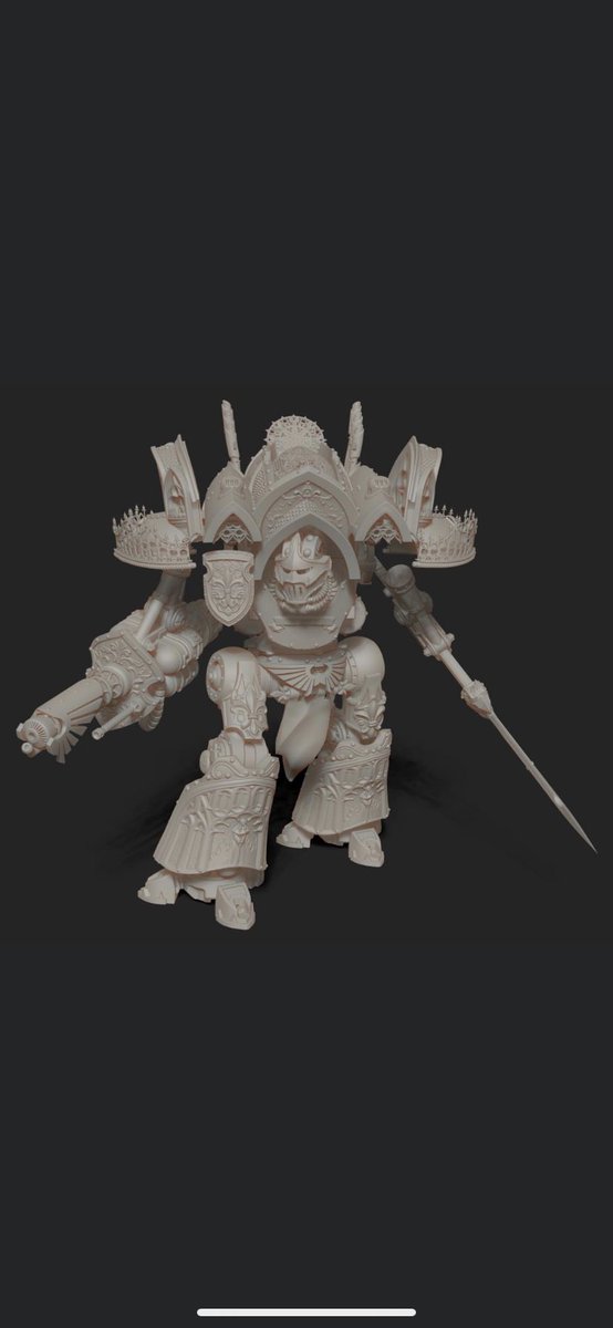 Roll4Yuri's tweet photo. Bought this absolutely stunning STL file for a Sister’s Knight without any idea how much it would cost to get printed.

I don’t have my own 3D printer. 

So...I just have this absolutely stunning STL file 🤷‍♂️

Hobby naivety or just deftness? https://t.co/bAc5MSw988