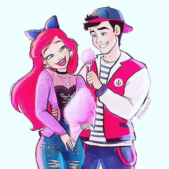 princeeric323's tweet photo. I hope you have a great time on Sunday. But, because I'm going watching a "Raya and the Last Dragon" 🗡💜🐚🌸

#happysunday #ariel #eric #rayaandthelastdragon #thelittlemermaid #disneythelittlemermaid #ericariel https://t.co/TZEa69QV4a