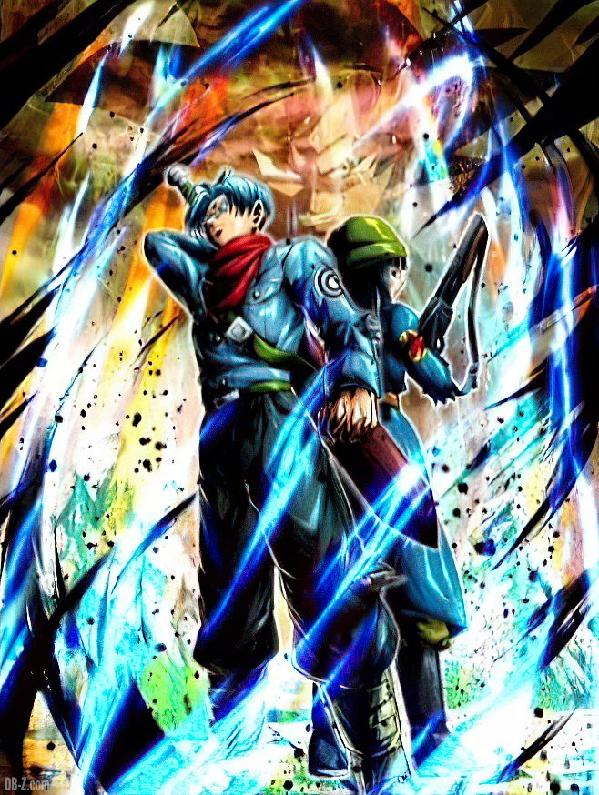 HD 4K GOKU BLACK ROSE AND TRUNKS & MAI FULL ART (By Twitter user  @HDLegendsArt) : r/DragonballLegends