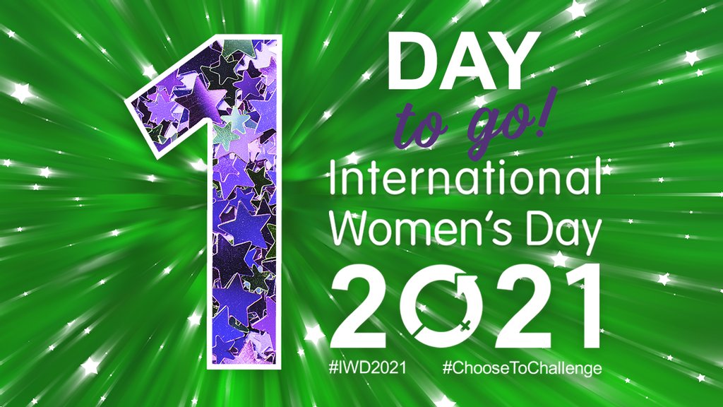 TOMORROW is #InternationalWomensDay 
👉🏽  bit.ly/IWD-2021