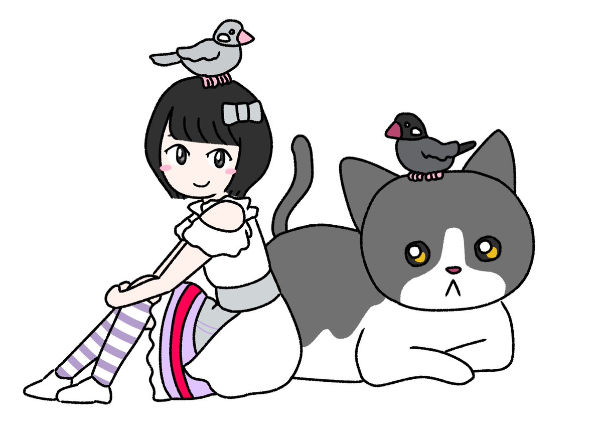 あゆち誕生日おめでとう！！🤤
誕生日、そして再出発の門出をお祝いです！！🎉
準備してたものなので、衣装はカムカムです笑笑
極上にゃんこたのしみです！！