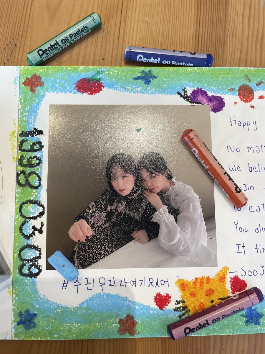 ttars_'s tweet photo. #HappySoojinDay #Ourlovesoojin be yours 🍒🥰🐱🦋 https://t.co/8VUOwjGQB7