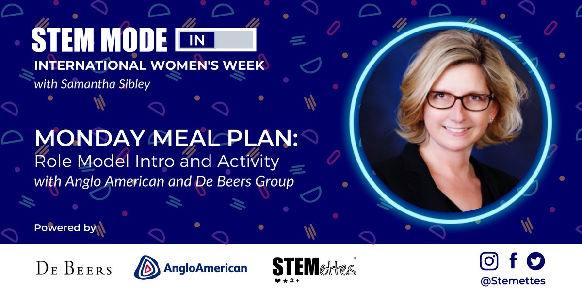 Stemettes's tweet image. STEM MODE IN! 
🎉
In celebration of #InternationalWomensDay we will be hosting a STEMtastic activity with @AngloAmerican and @debeersgroup! 

🔵 Ages 7-11
📅 8 March 21, 16:30-17.30 GMT

⏩ eventbrite.co.uk/e/stem-mode-in…

#STEMModeIn
#IWD2021
