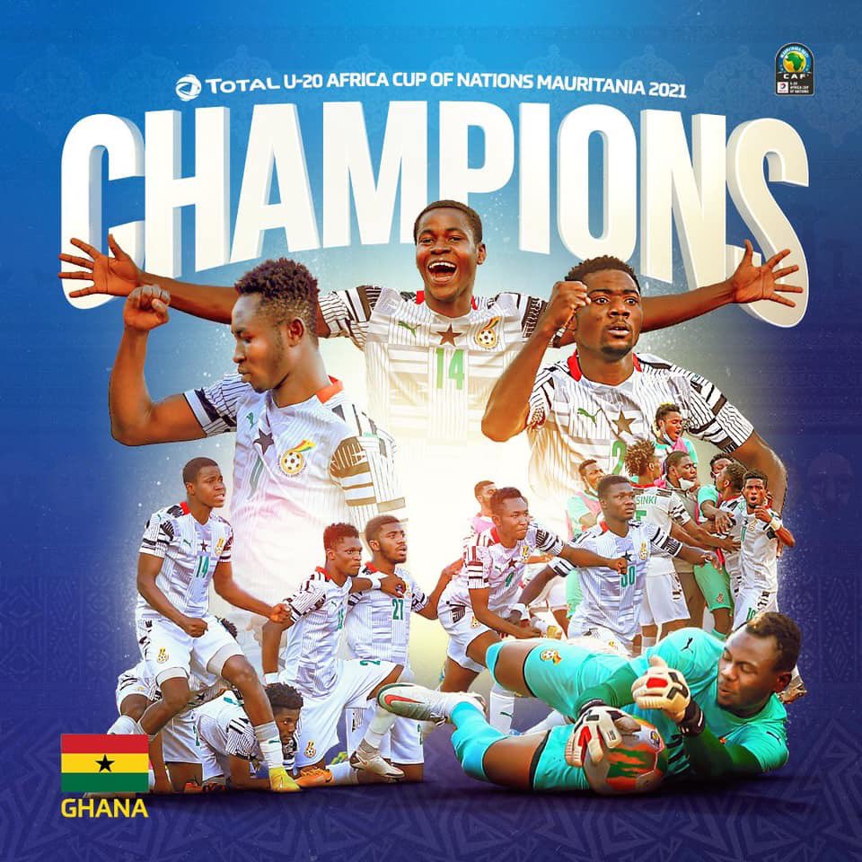 bhimghz's tweet photo. Kudos the Ghana Black Satellites for winning 4th under-20 afcon trophy.
They've made our Mother Ghana proud .
#GH64 #GhanaianLounge #GhanaAt64 #GhanaMonth https://t.co/a11ULpP1rW