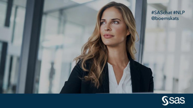 People are talking, are you listening? Highlights from the 27th August #saschat on #NLP with <a href="/sassoftware/">SAS Software</a> and <a href="/boemskats/">Boemska</a> bit.ly/30jDMP1