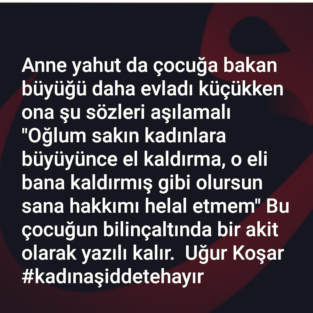 #KadinaSiddeteHayir
