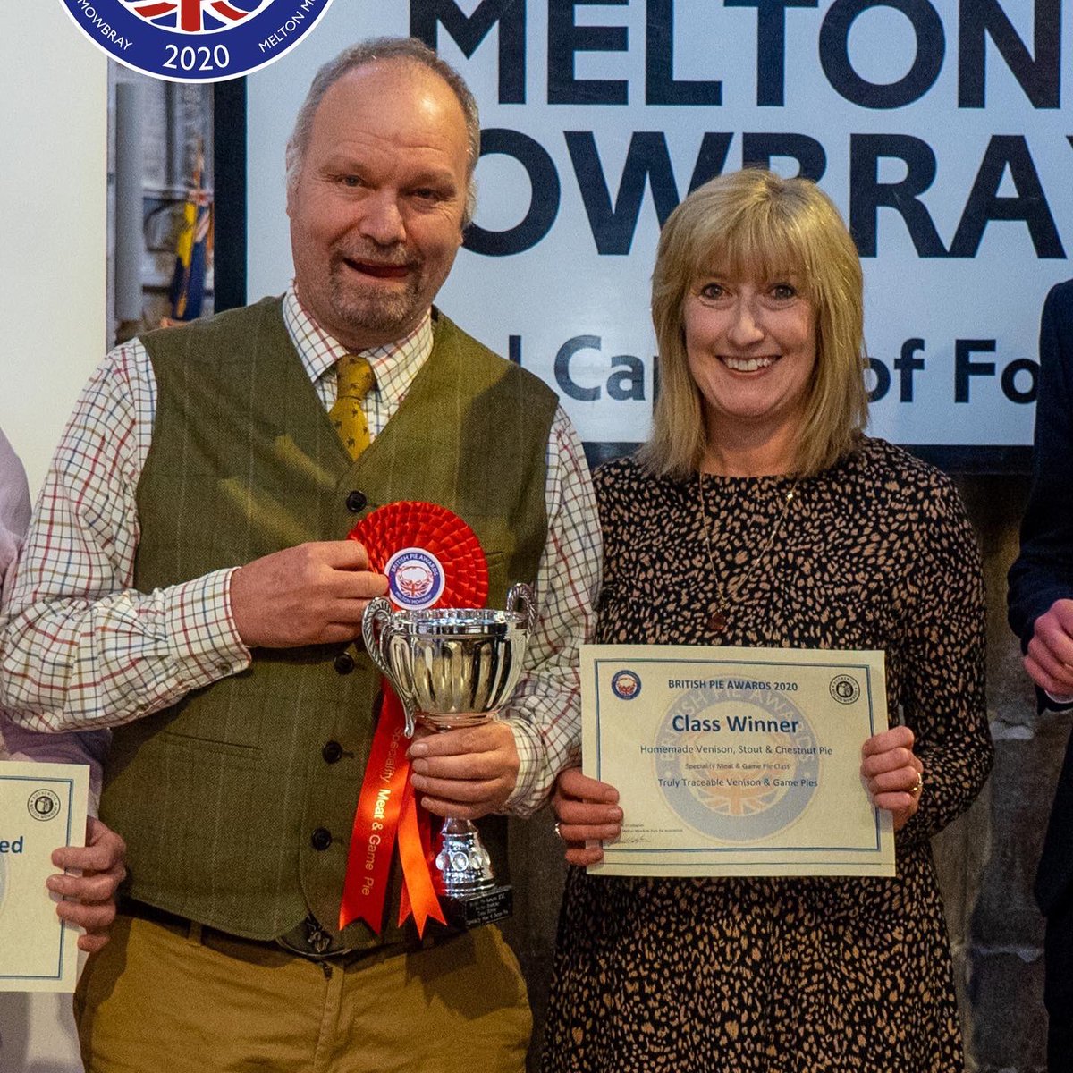 Wild Suffolk Venison with Chestnuts in <a href="/Adnams/">Adnams Southwold</a> Blackshore Stout Gravy in a Handmade butter enriched pastry. We use fully traceable venison, which has been shot &amp; butchered by us then crafted into these Class Winners at The 2020 British Pie Awards!trulytraceable.com/where-to-find-…