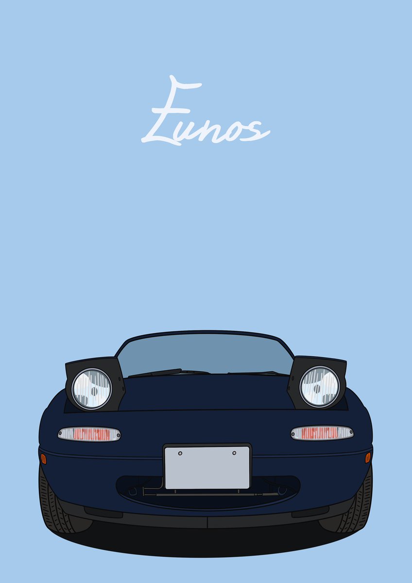 「爽やかな風を感じよう

Eunos Roadster 」|あくらぽのイラスト