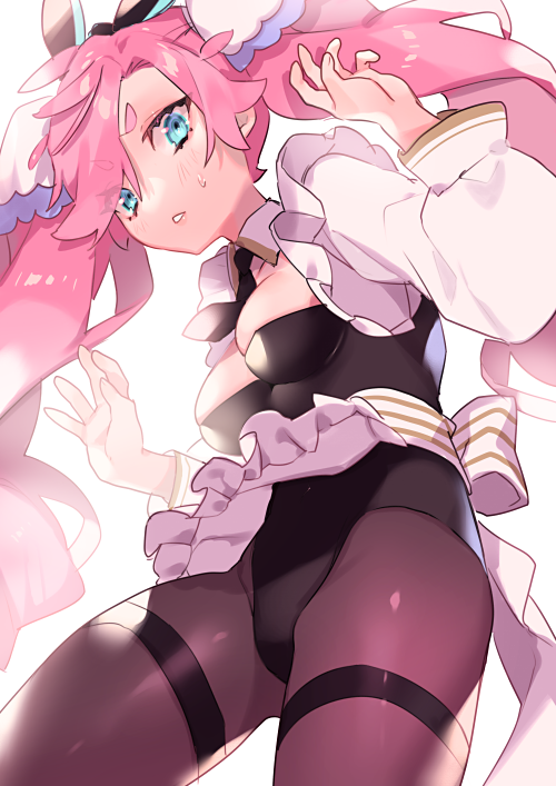 「ちらり? 」|さく之輔のイラスト