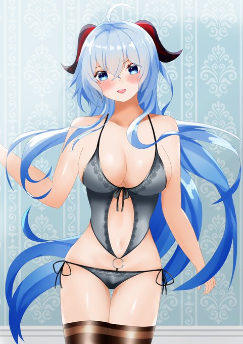 甘雨 × 下着
#原神イラスト  #原神 #イラスト好きな人と繋がりたい #イラスト好きと繋がりたい  #pixiv 