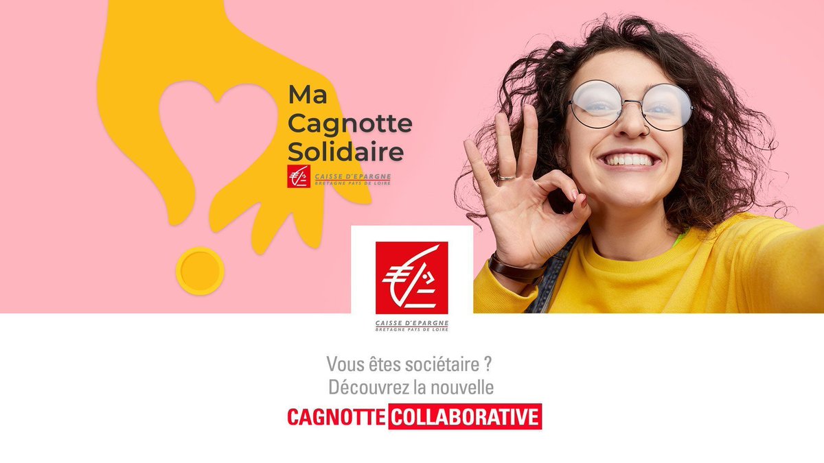 CaissEpargneBPL's tweet photo. Découvrez #MaCagnotteSolidaire, une solution dédiée aux sociétaires 
@CaissEpargneBPL qui vous permet de vous couvrir de manière collaborative et solidaire contre des aléas non pris en charge par votre assurance.

En savoir plus : https://t.co/svRH8MM8OM

#pub / @Yakmaninsurtech https://t.co/r9mmGZZd3X