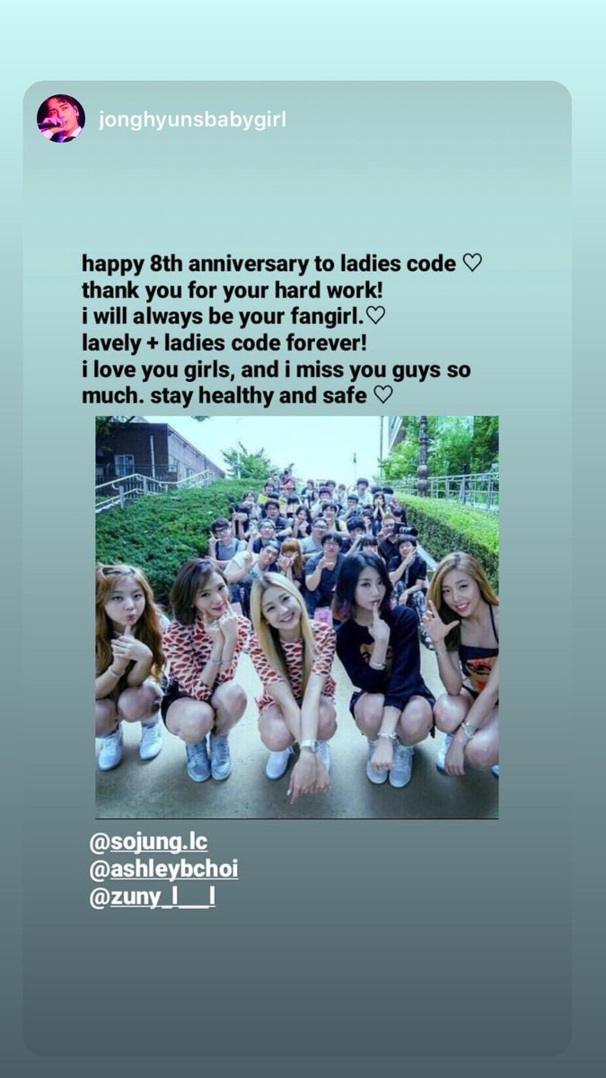 LC_Sinformation's tweet photo. 210307 Sojung's Instagram Story(3)

#8YearsWithLadiesCode #LADIESCODE #레이디스코드 #ASHLEY #애슐리 #RISE #리세 #EUNB #은비 #SOJUNG #소정 #ZUNY #주니 @LC__Ashley @LC__EunB @LC__Sojung @LC__zuny https://t.co/x3Luzf6P6f