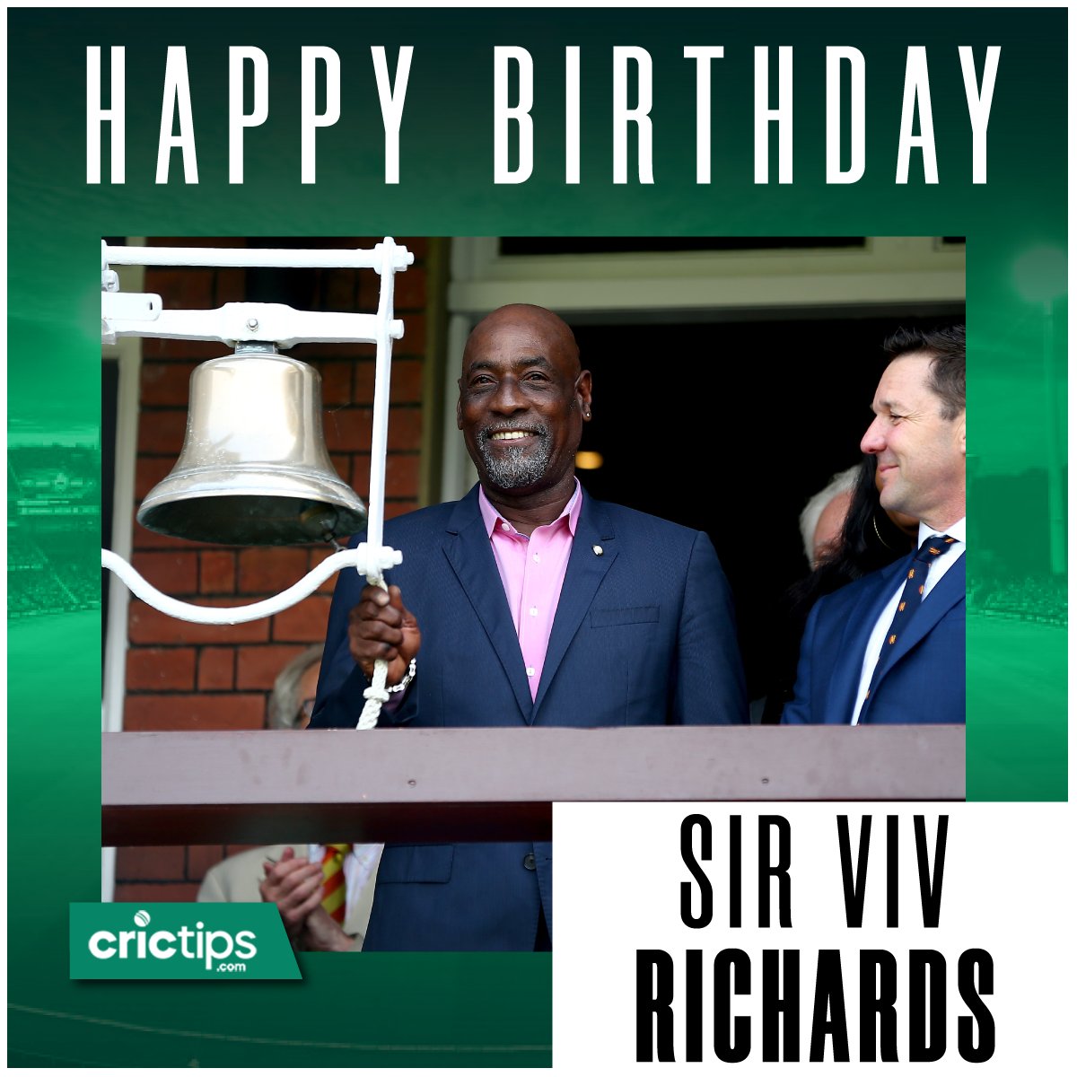 Wishing sir Viv Richards a very happy birthday.    