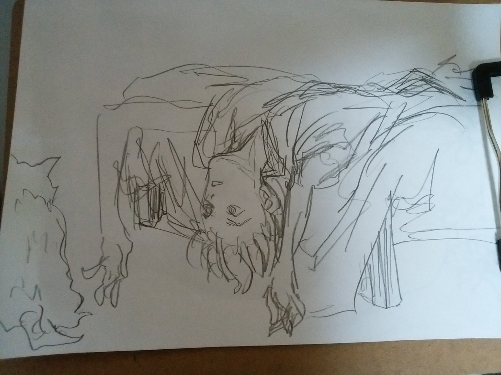 Asaibomb Asaibomb こんな感じの絵のコメント 肋骨の一番下の部分を表現したくてこの絵を描いた 仰向け の姿勢で両腕を挙げるとお腹が凹むのでこのポーズと構図になった とか描きたいものから実際の描画に至る流れが見える 必然性を感じる T Co