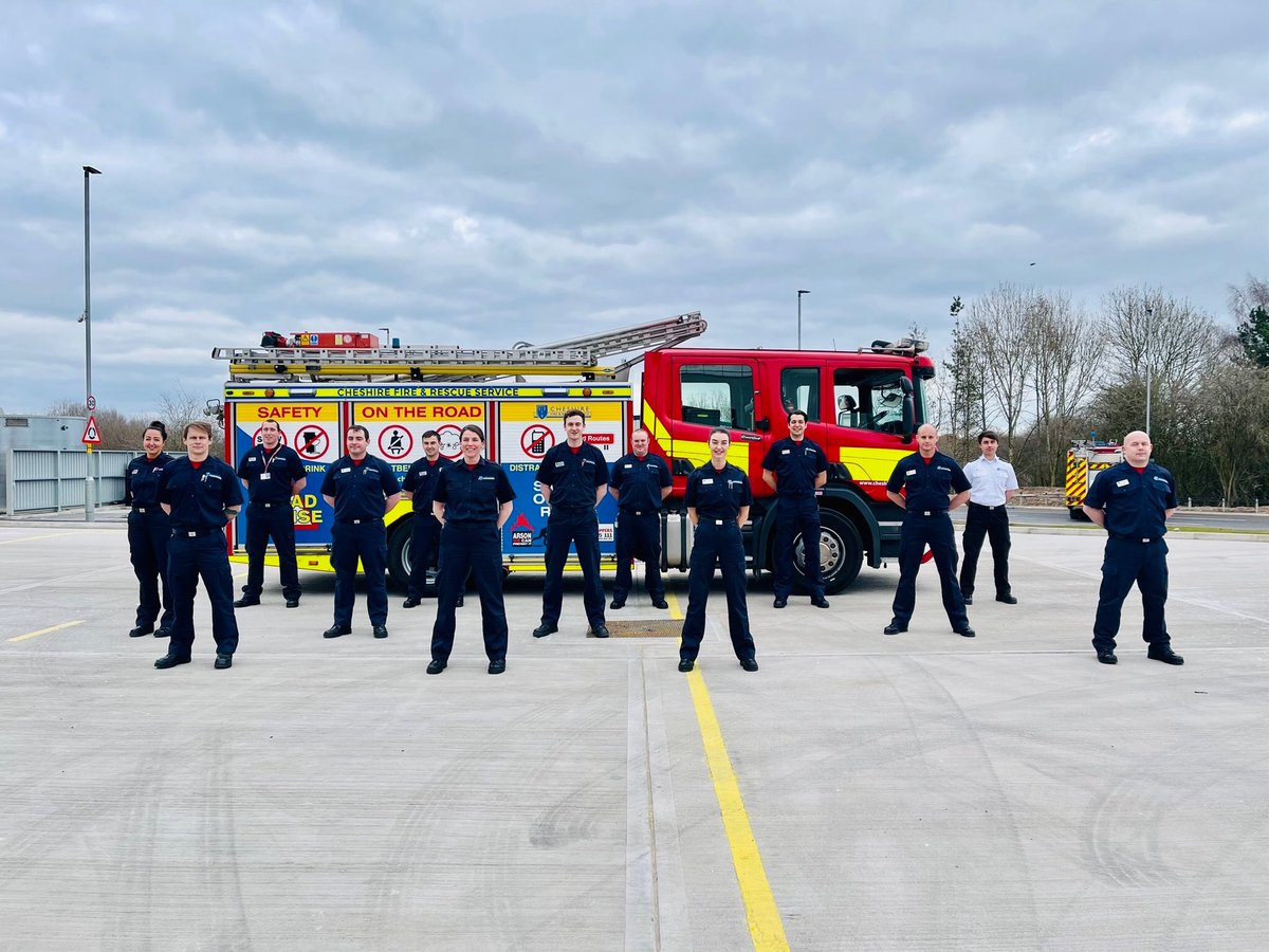 Congratulations to our on-call migration cohort who have now completed their training to become wholetime firefighters. They will now be posted to stations across Cheshire to help keep our communities safe. 👩‍🚒👨‍🚒