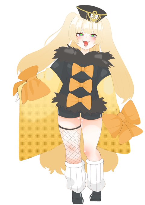 バッチに袖がでかい服着させたかっただけの絵 