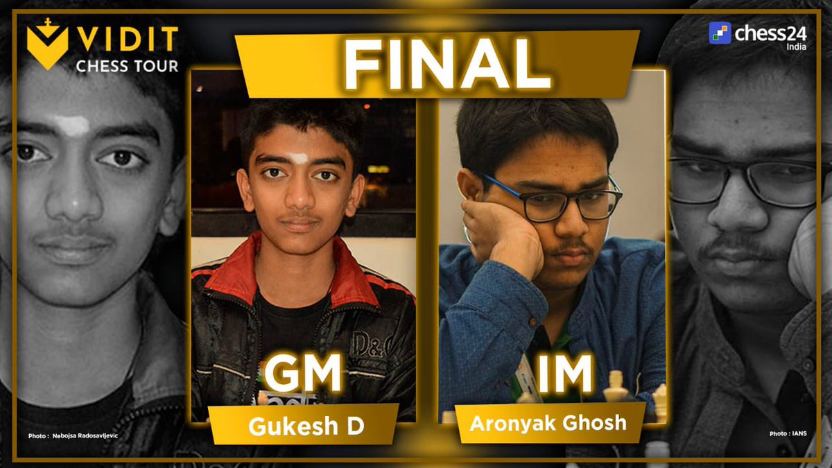 The Semi final yesterday was close and hard fought. I hope The finals has the same excitement.  It Starts at 6pm IST tonight. youtu.be/AxNDF2fo29k <a href="/chess24com/">chess24</a> <a href="/chess24in/">Chess24 India</a>