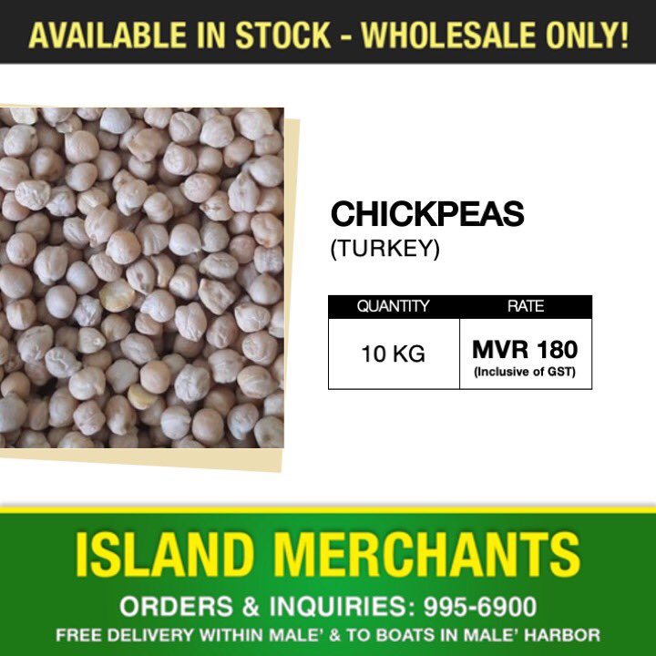 IslandMerchants's tweet photo. Wholesale!
For orders &amp; inquiries ☎️ 995 6900
Free delivery within Malé and boats in Malé harbor.
#Maldives https://t.co/LA6osZhO23