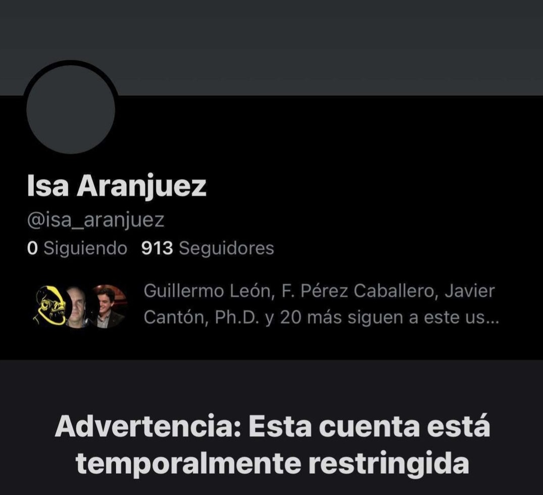 Diverjentes's tweet photo. Os pedimos de nuevo que volváis a seguir a @isa_aranjuez
#PoderMilenario !!
@navedelmisterio https://t.co/gaesTXBWxL
