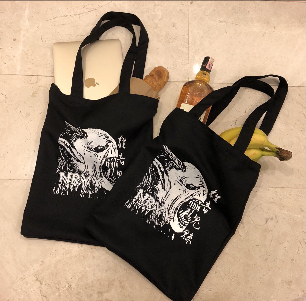 NRYY_'s tweet photo. Now on sale 
⭐️CD
Title:Anthropology for the Demon
Total:11tracks 68min
Label:Silent Novels Rec.
Price: RM22. 600yen. 6USD  
⭐️T shirt only L size
Each is 36RM. 1000yen. 10USD
⭐️Cassette  
幽霊大戦C30. 痴愚神礼讃C60
Each is 18RM. 500yen. 5USD
⭐️Shopping bag is 30RM. 800yen. 8USD https://t.co/NbqmD8WykQ