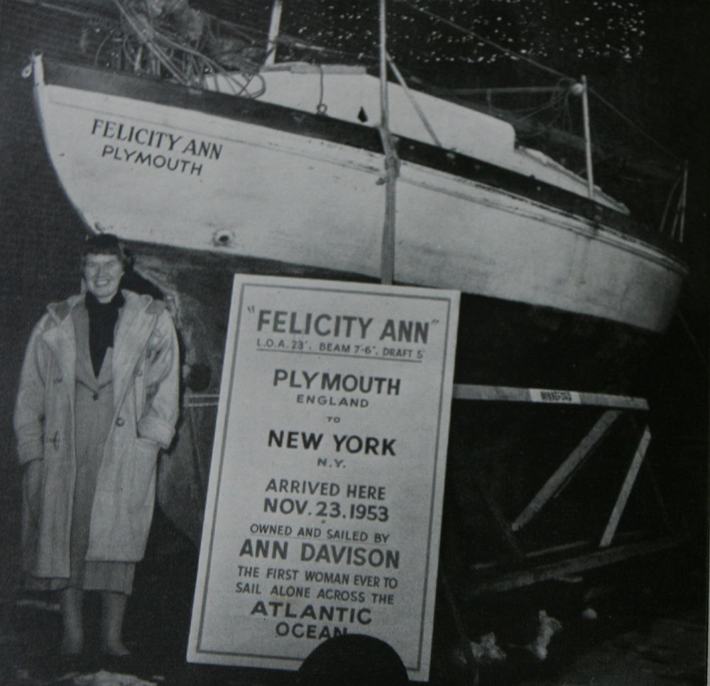aproacheyachts's tweet photo. Celebramos el #Diadelamujer recordando a Ann Davison, ella fue la primera mujer que atravesó el Atlántico (1952) en su barco el Felicity Ann.  #mujerymar #8M2021 https://t.co/aLLZRWax6T