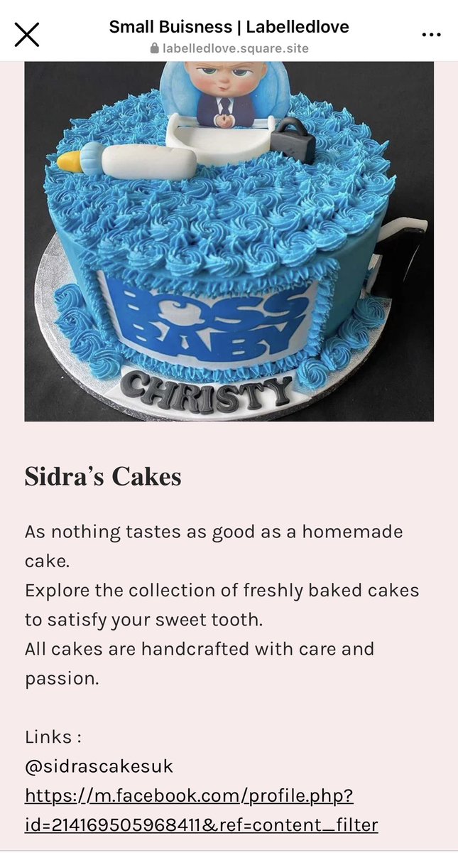 SidrasCakes's tweet photo. Boss baby cake https://t.co/1i9yj6ixiz