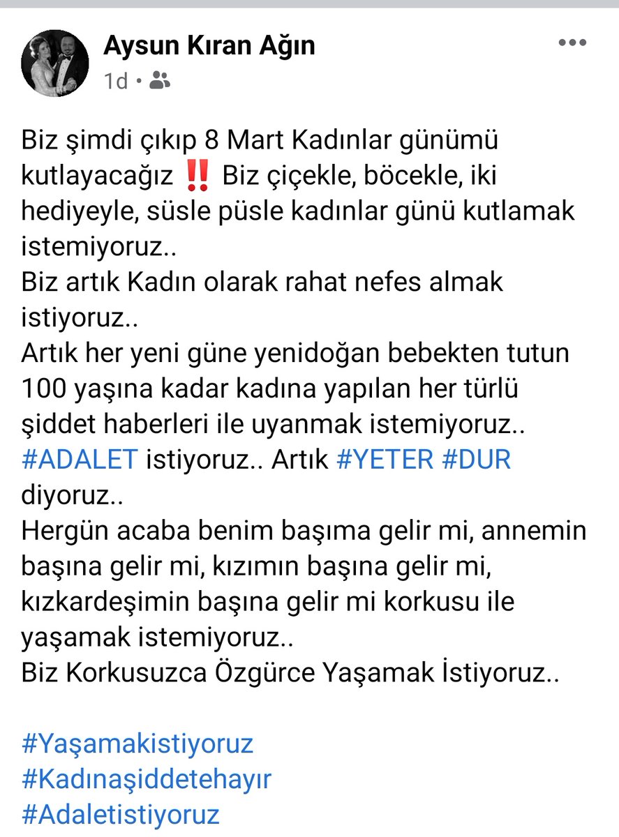 #KadinaSiddeteHayir