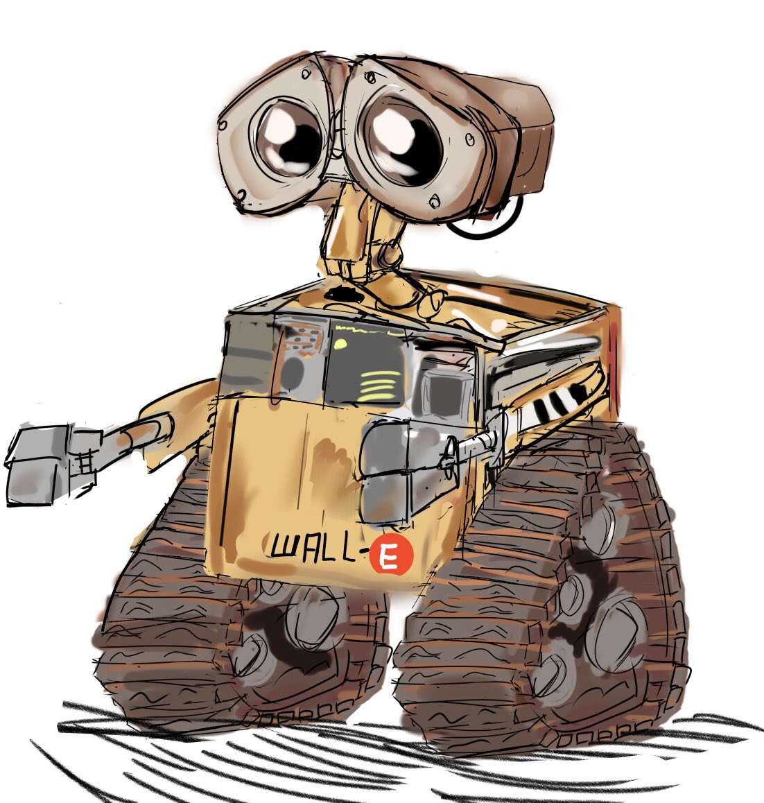 تويتر おはうち على تويتر イラスト Wall E ウォーリー T Co C6idbai8vw