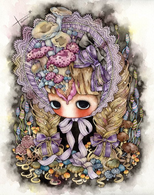 Twoucan たま 少女主義的水彩画家 Tama3xxx
