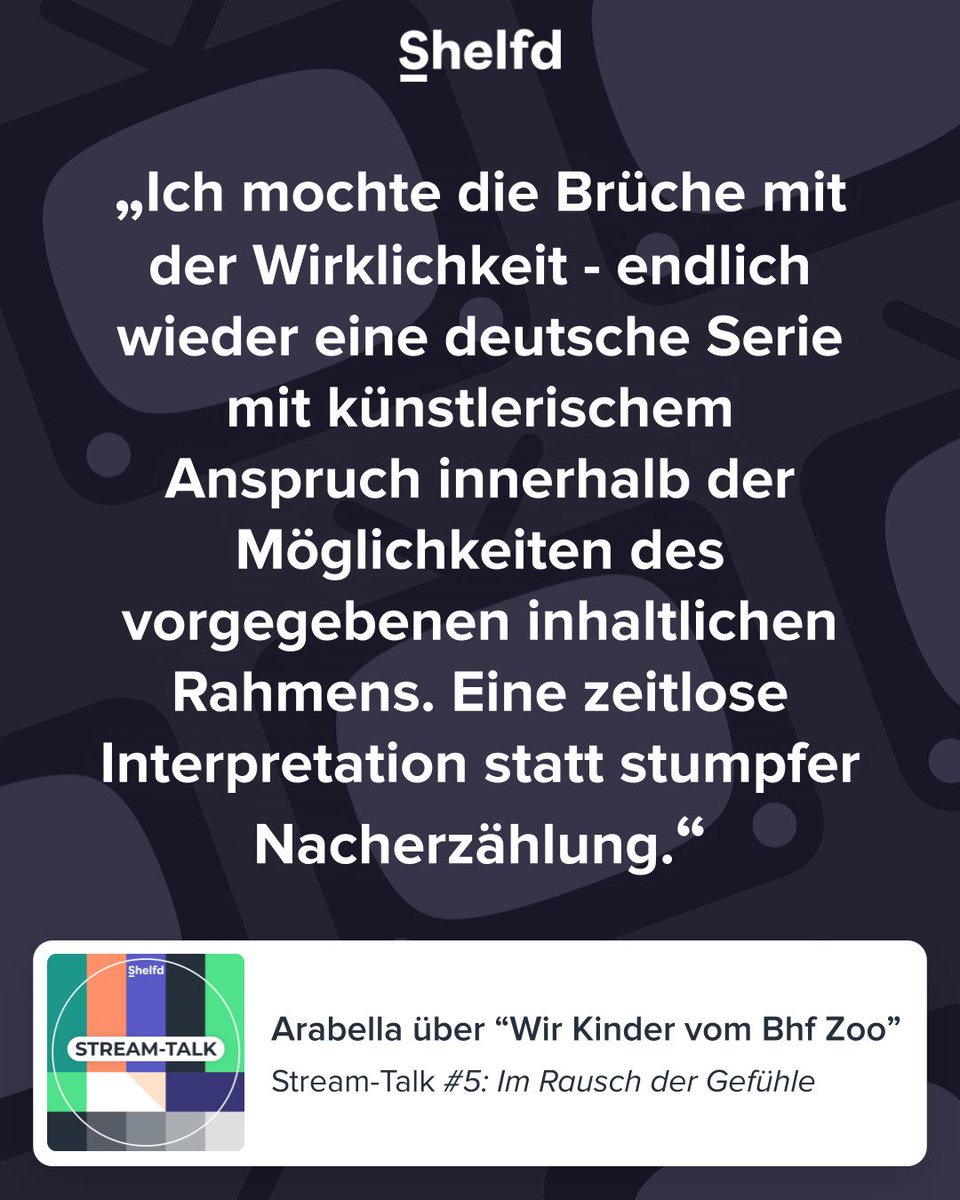 DerStreamTalk's tweet photo. So leidenschaftlich wurde wohl noch kein Titel im #StreamTalk diskutiert!⚡️Ist #WirKinderBhfZoo die eigenständige Positionierung gelungen oder stimmt hier einfach gar nichts? Die ganze #Podcast-Folge gibt's auf https://t.co/b9dhWQr0xU🎬 https://t.co/KXYXkZ0l6x