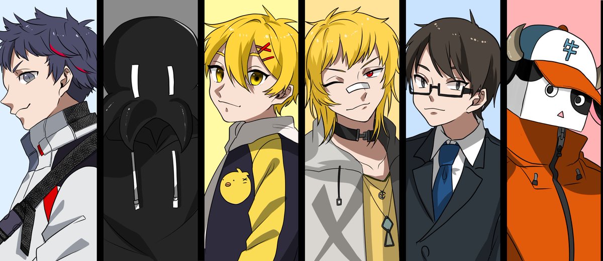 合間合間に描いた落書き サムネ切れるだろうからクリック推奨 親顔メンツ 夕永スケブ始めましたのイラスト