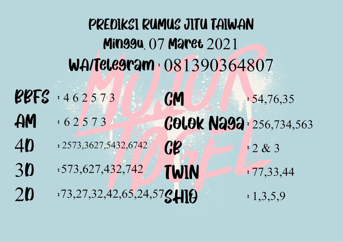 Prediksi Jitu Taiwan