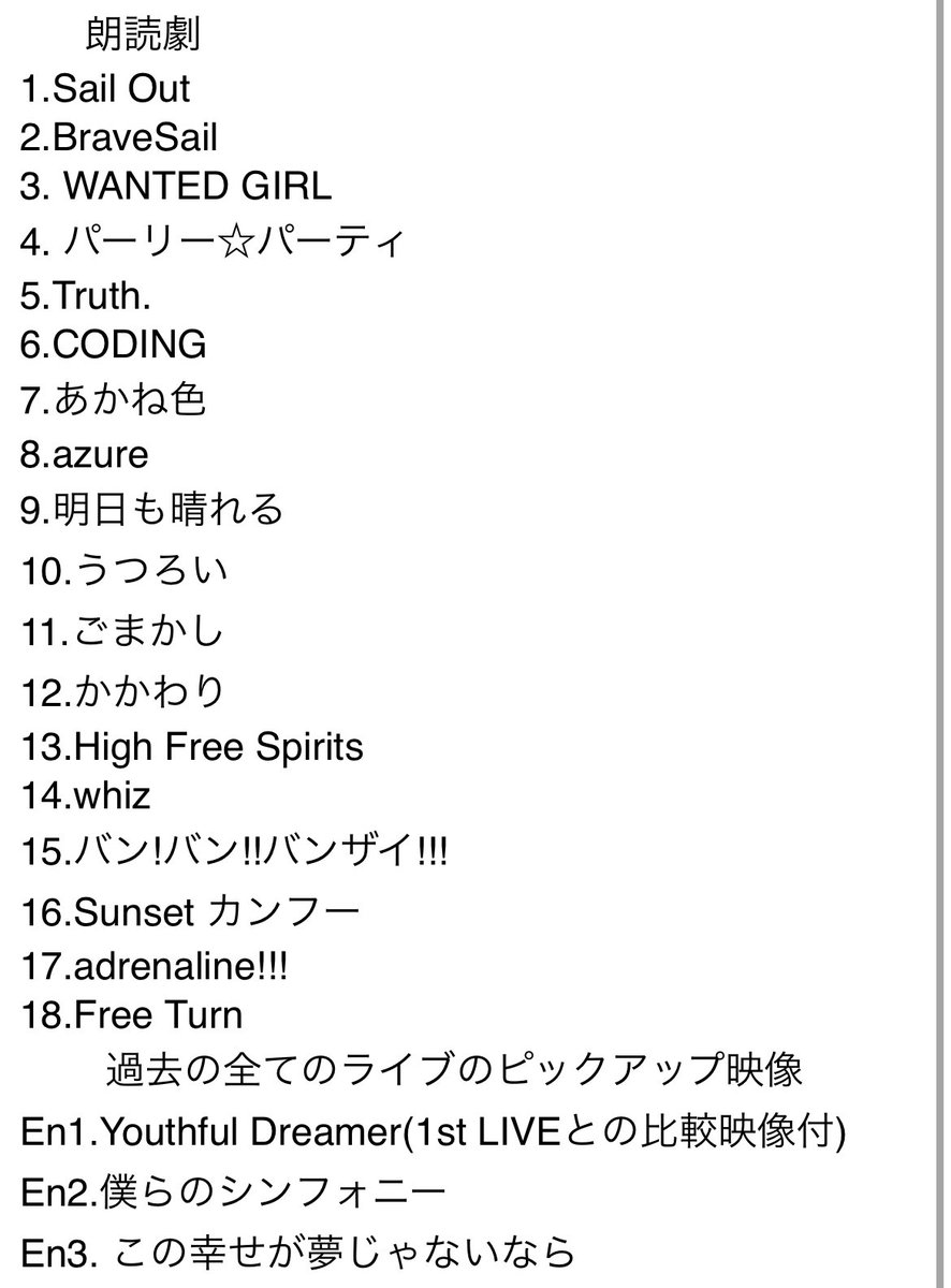 Kaguya Lawson Presents Trysail Live 21 Double The Cape 2日目 セトリ Trysail