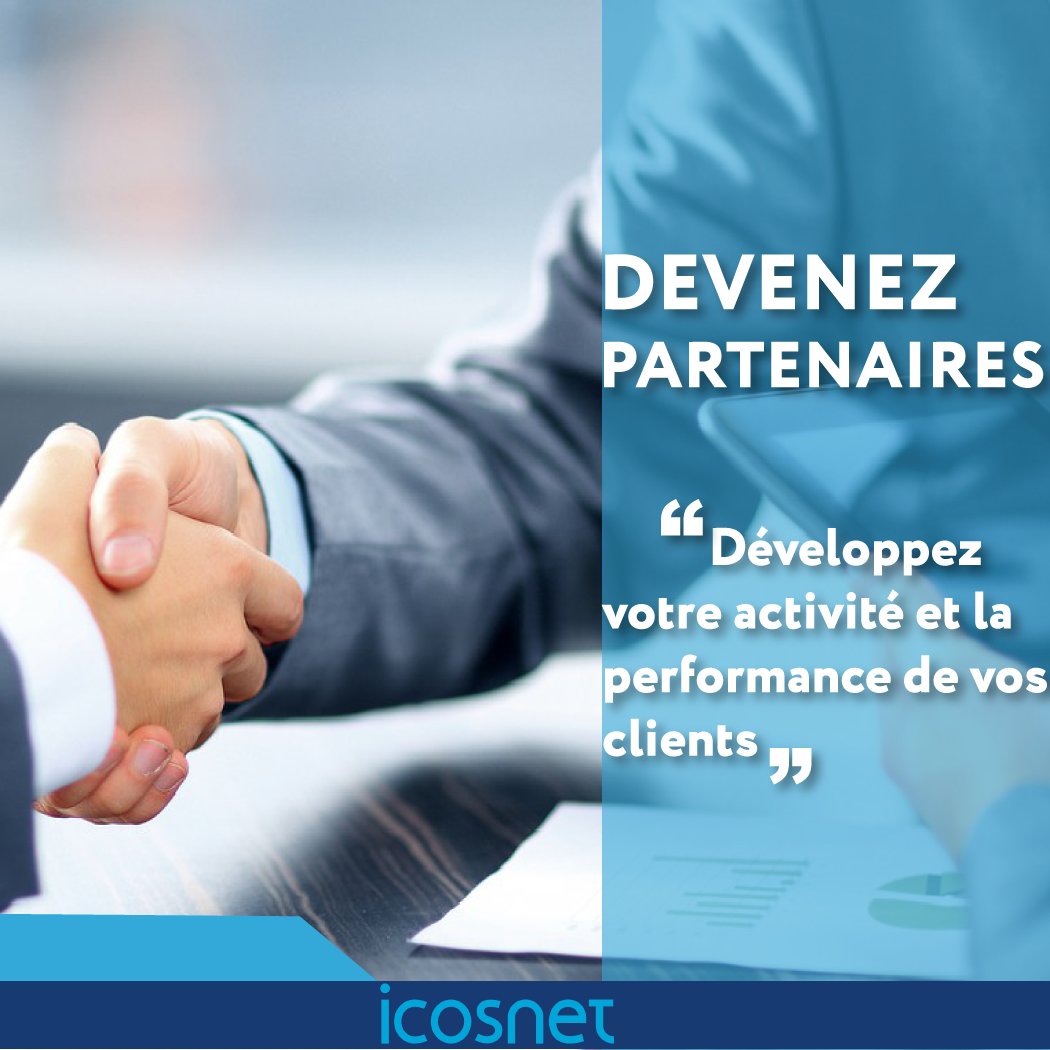 Avec l’objectif d’étendre intensifier ses activités sur tout le marché national , icosnet est à la recherche de nouveaux partenaires pour renforcer son réseau actuel👍
Pour plus d’informations 
• 0982 403 106
• 0770 82 16 69
• commercial@icosnet.com
• icosnet.com.dz