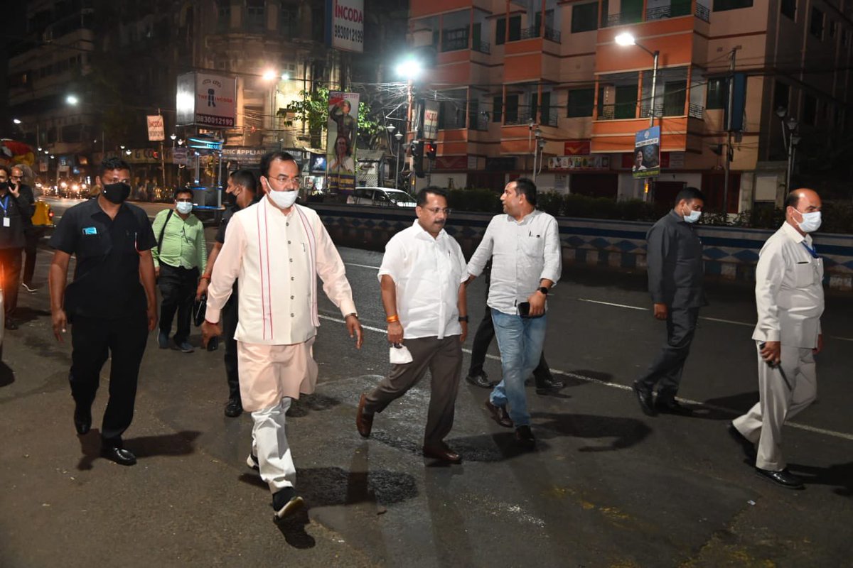 PNPathakBJP's tweet photo. After historical Brigade Maidan Rally of PM @narendramodi Shri Narendra Modi Ji’s Election Campaign in Kolkata, campaigning with Deputy CM of UP, @kpmaurya1 Shri Keshav Prasad Maurya ji in Kolkata #BengalElection2021 #Bjp4Bengal #ModiBrigadeRally #ModirSatheBrigade #BJP #RSS https://t.co/b3vLkORRUF