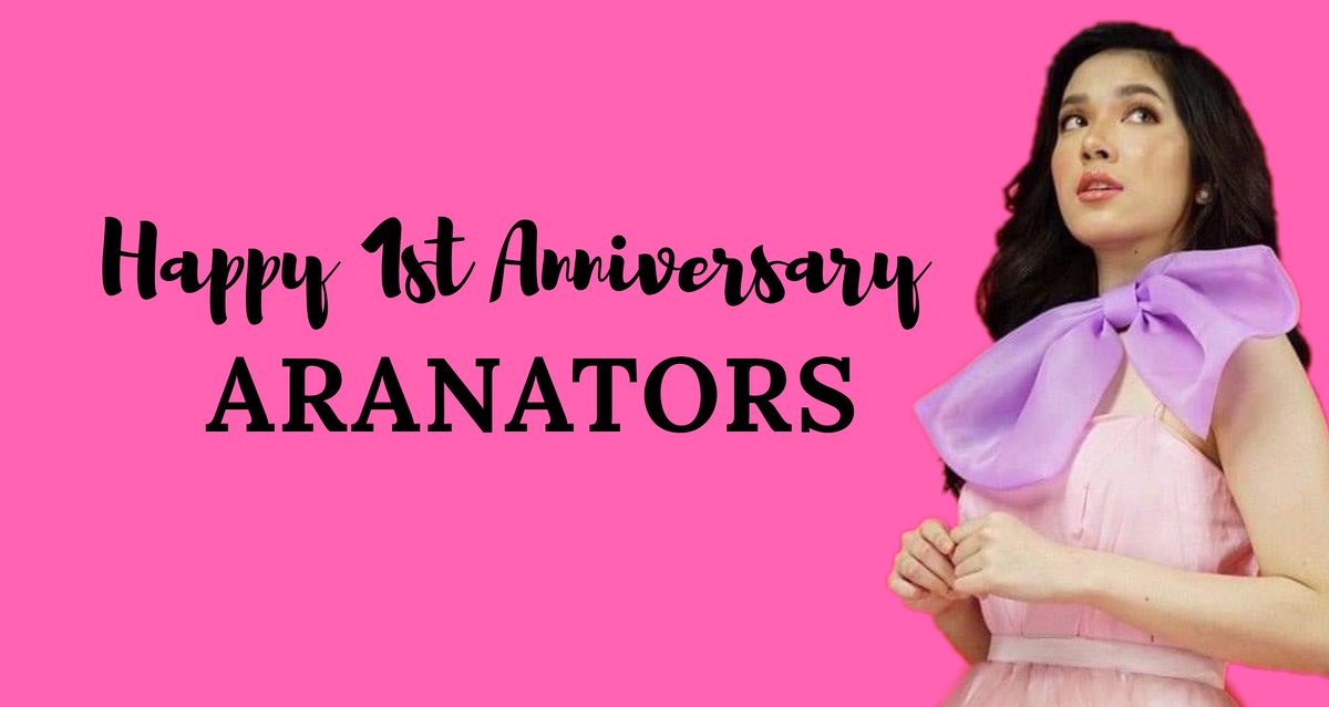 aranatorsofc's tweet photo. 03.08.21
Happy 1st Anniversary Aranators! Thank you so much for staying with us thank you for you're love and support to our Queen Arabella ❤️ More Monthsary and Anniversary to come! ❤️ We love you all!
@arabelladelro https://t.co/pzBxuow5OO