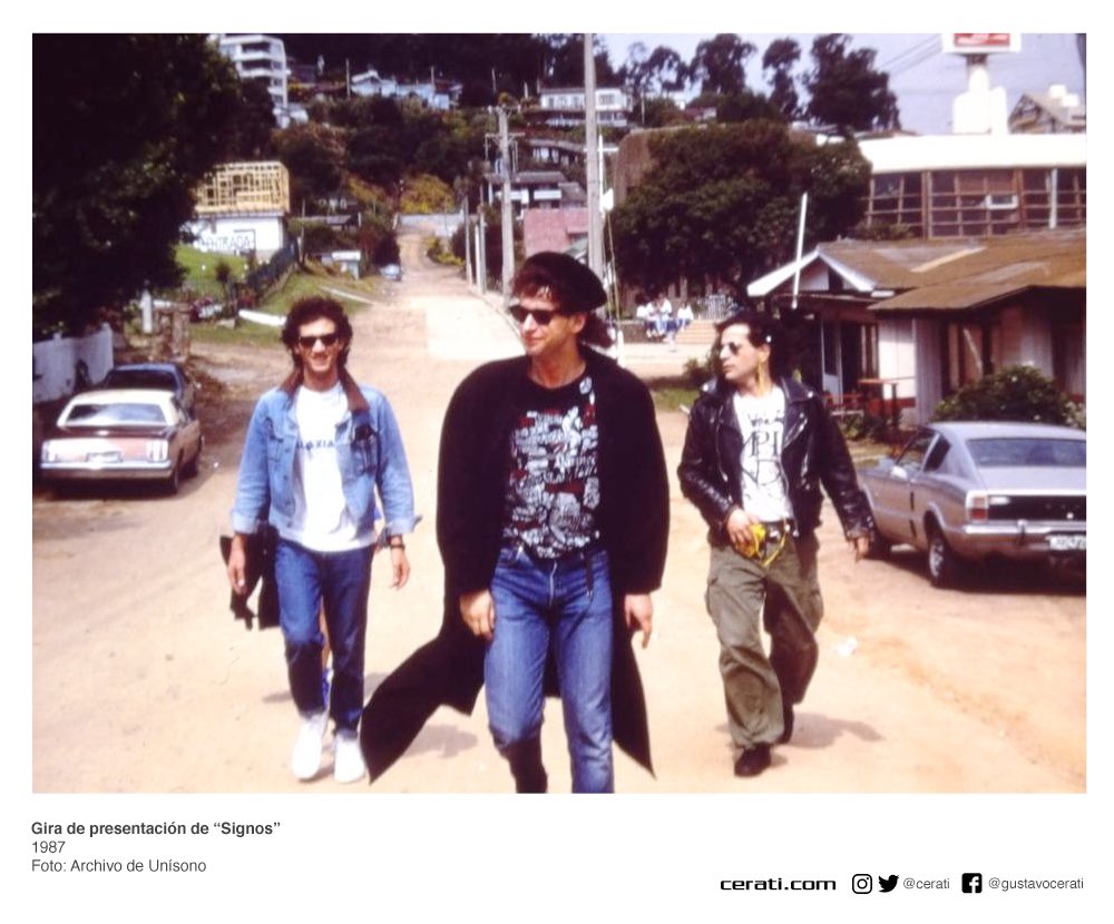 cerati's tweet image. Gira de presentación de “Signos”
1987
Foto: Archivo de Unísono