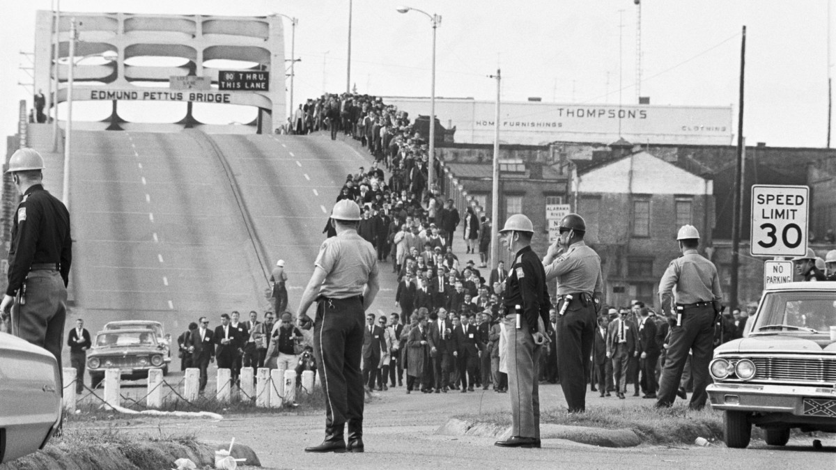 tweetraychang's tweet image. When Black people peacefully marched for equality, they were met by resistance. Resistance led to brutalization. Today marks the 56th anniversary of the event where state troopers violently attacked peaceful protesters.

My parents were teenagers when Bloody Sunday took place.