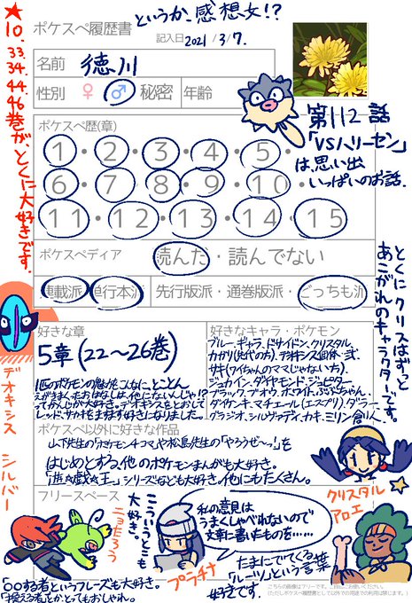 ポケスペ履歴書 を含むマンガ一覧 ツイコミ 仮 ポケスペ履歴書 を含むマンガ一覧 ツイコミ 仮