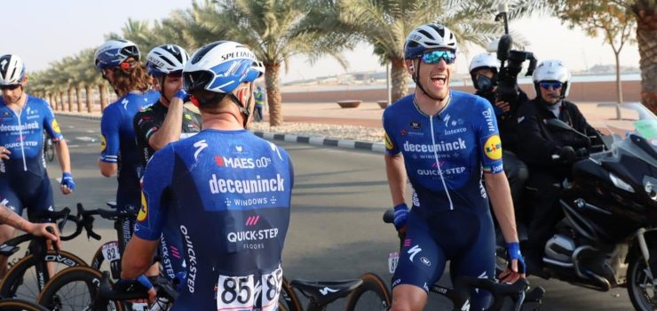 Ireland's <a href="/Sammmy_Be/">Sam Bennett</a> continued his early season winning form with victory on stage one of the 79th edition of <a href="/ParisNice/">Paris-Nice</a> around Saint-Cyr-L'École today: bit.ly/2O7NYrm <a href="/UCIWorldTour/">UCIWorldTour</a> <a href="/UCI_media/">UCI_media</a> <a href="/deceuninck_qst/">Deceuninck - Quick-Step Cycling Team</a>